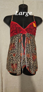 2pc Red Gown set
