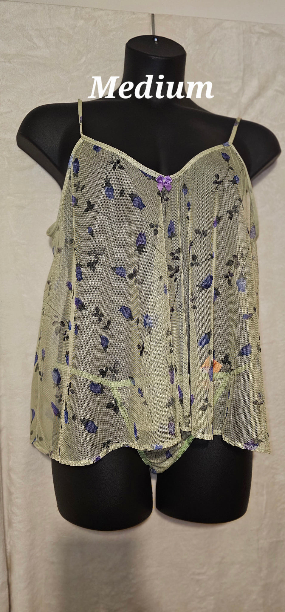 2pc Sheer Chemise Set (sale)