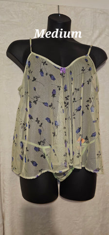 2pc Sheer Chemise Set (sale)