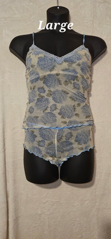 2pc Blue Rose Set (sale)