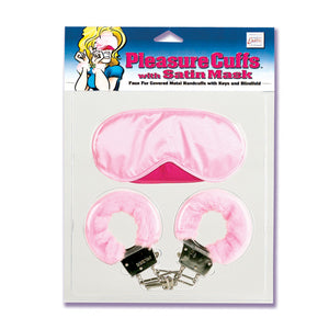 Pleasure Cuffs with Satin Mask