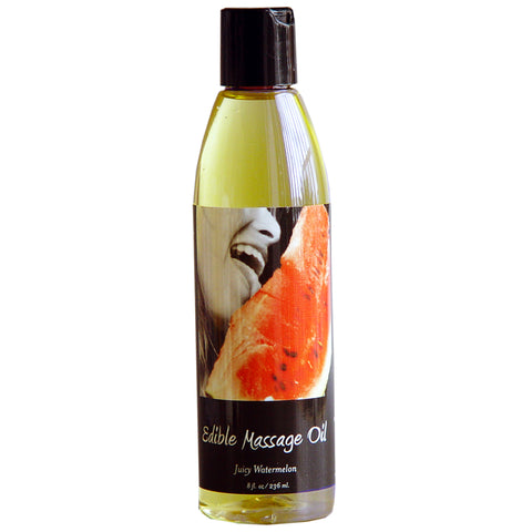 Earthly Body Hemp Seed Edible Body Oil (8oz Watermelon)