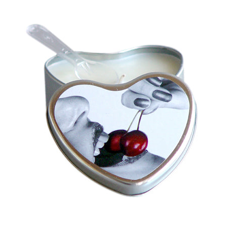 Earthly Body Edible Candle with Hemp (4oz Cherry)