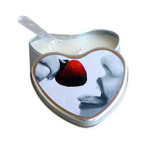 Earthly Body Edible Candle with Hemp (4oz Strawberry)