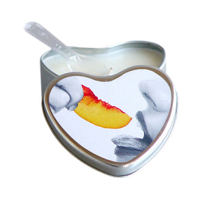 Earthly Body Edible Candle with Hemp (4oz Peach)