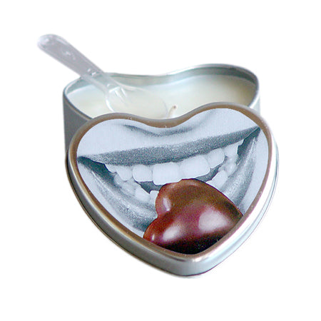 Earthly Body Edible Candle with Hemp (4oz Chocolate)