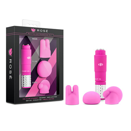 Blush Rose Revitalize Massage mini Vibe Kit (Pink)