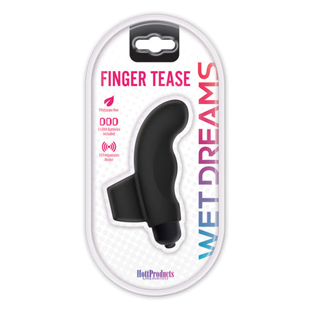 Wet Dreams finger tease 10 Functions black