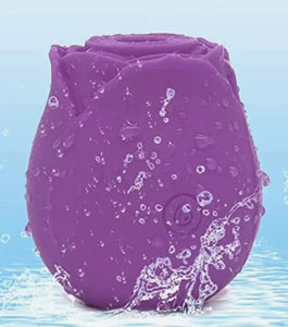 Purple Rose Flower Clitoris Sucker Vibrator